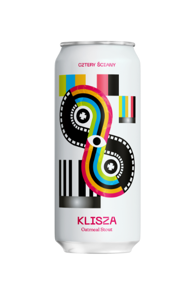 Klisza - Browar Cztery Ściany Stout - Oatmeal 500ml