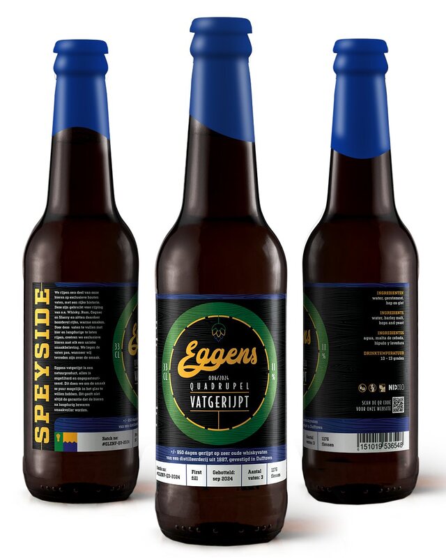 Eggens Quadrupel vatgerijpt 06/2024 - Eggens Belgian Quadrupel 330ml