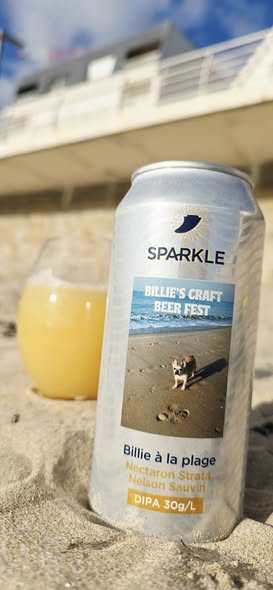 Billie à La Plage - Sparkle ✨ IPA - Imperial / Double New England / Hazy 440ml