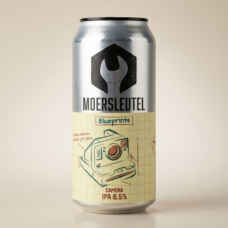 Blueprints: Camera - Moersleutel Craft Brewery IPA - New England / Hazy 330ml