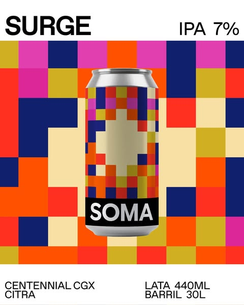 Surge - SOMA Beer IPA - New England / Hazy 440ml