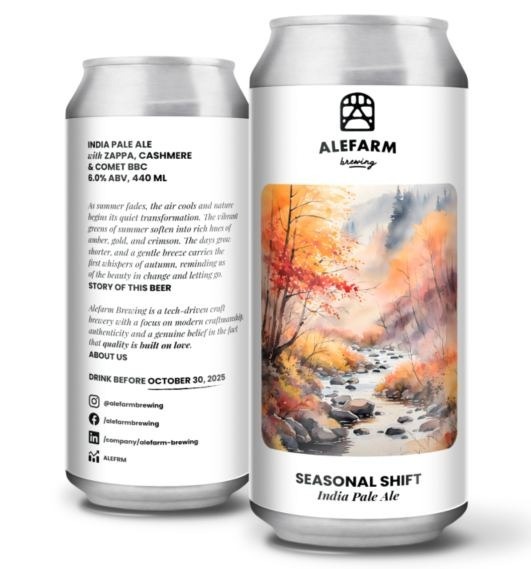 Seasonal Shift - Alefarm Brewing IPA - New England / Hazy 440ml