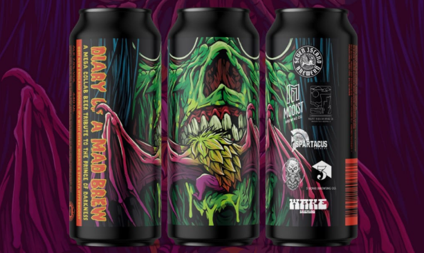 Diary of a Mad Brew (Ozzy Tribute) - Seven Island Brewery IPA - Imperial / Double New England / Hazy 440ml