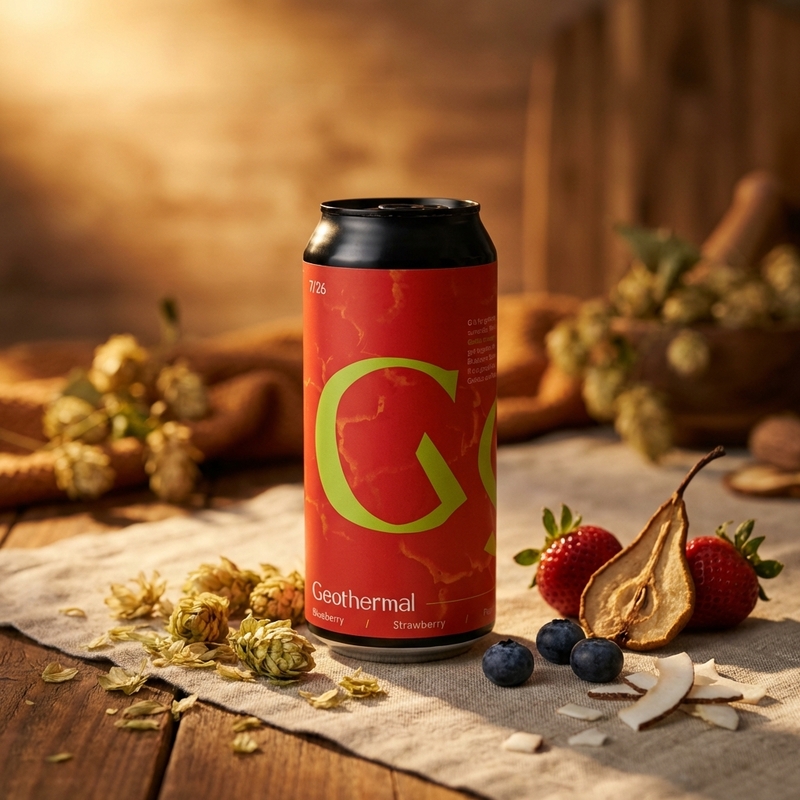 Geothermal (Gekko collab) - Neon Raptor Brewing Co. Sour - Smoothie / Pastry 440ml