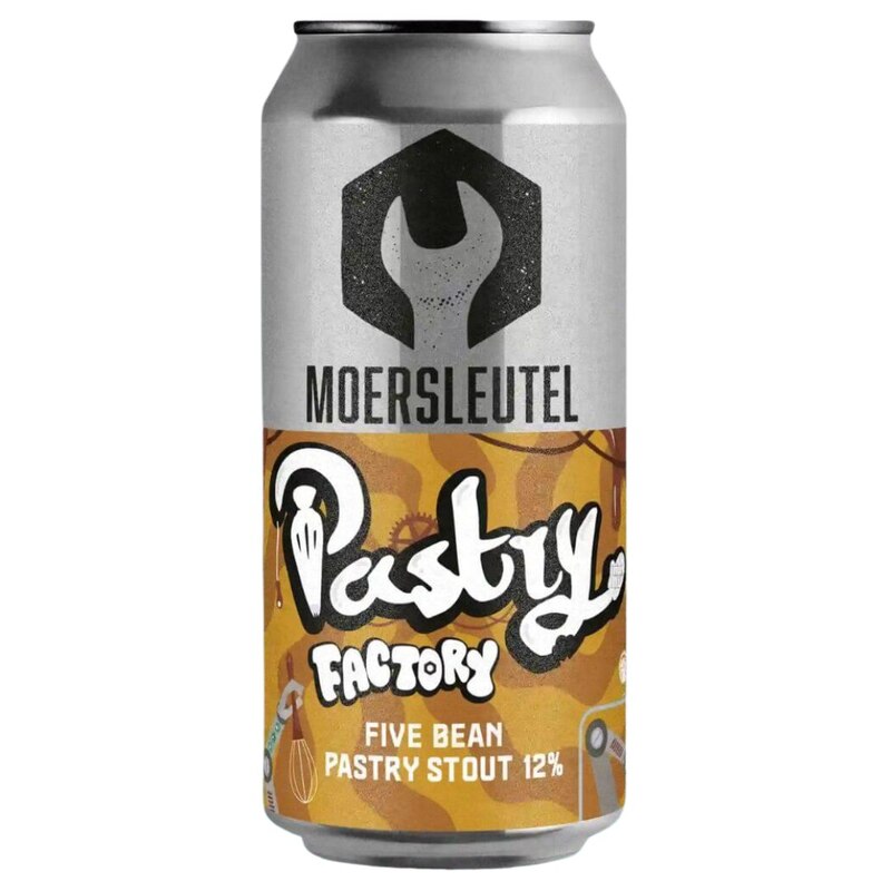 Pastry Factory: Five Bean Stout - Moersleutel Craft Brewery Stout - Imperial / Double Pastry 440ml