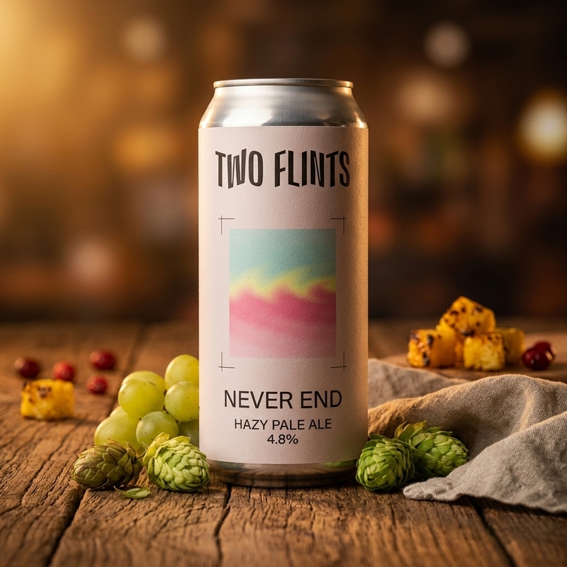 Never End - Two Flints Pale Ale - New England / Hazy 440ml