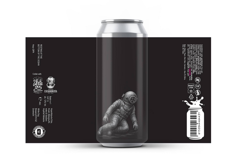 Resting at the Bottom of the Ocean - White Dog Brewery IPA - Quadruple 440ml