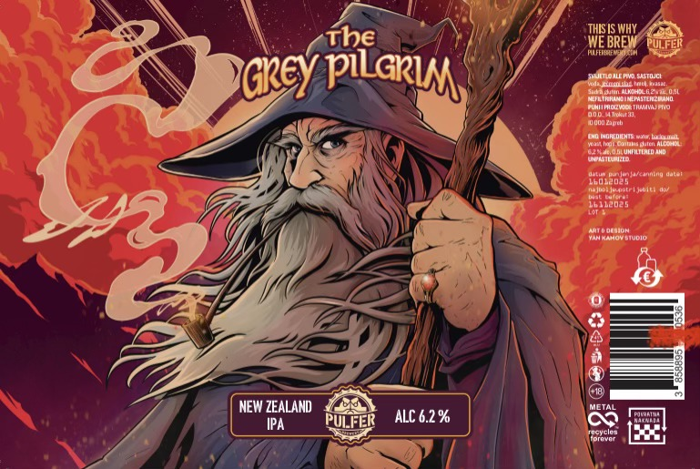 Grey Pilgrim - Pulfer Brewery IPA - New Zealand 500ml