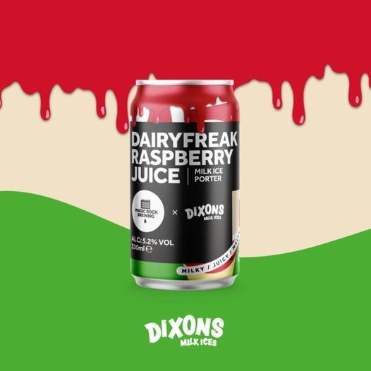 Dairyfreak Raspberry Juice - Magic Rock Brewing Porter - Other 330ml
