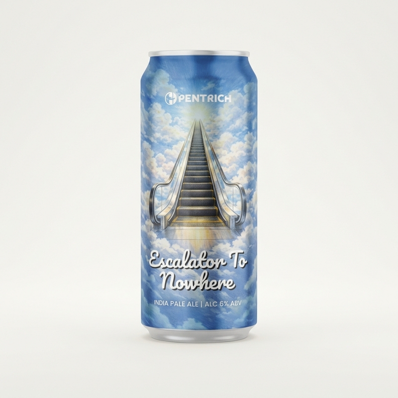 Escalator To Nowhere - Pentrich Brewing Co. IPA - New England / Hazy 440ml