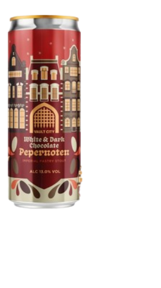 White & Dark Chocolate Pepernoten Stout - Vault City Brewing Stout - Imperial / Double Pastry 330ml