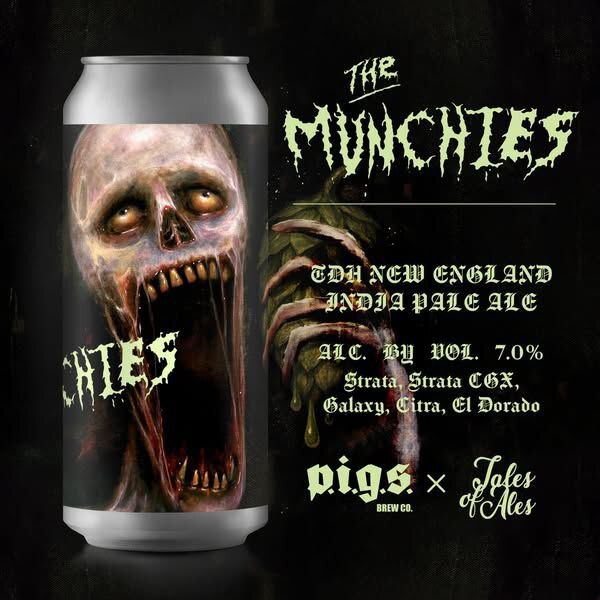 The Munchies - P.i.g.s. Brew Co. IPA - New England / Hazy 440ml