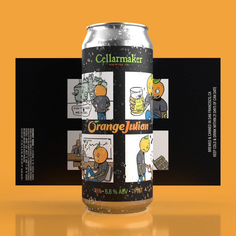 Orange Julian - Cellarmaker Brewing Company IPA - New England / Hazy 473ml