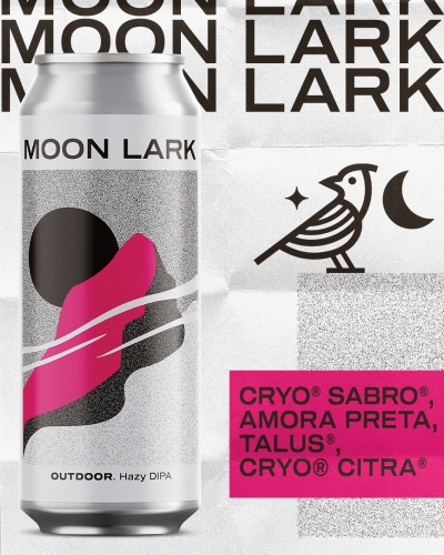 Outdoor. - Moon Lark Brewery IPA - Imperial / Double New England / Hazy 500ml