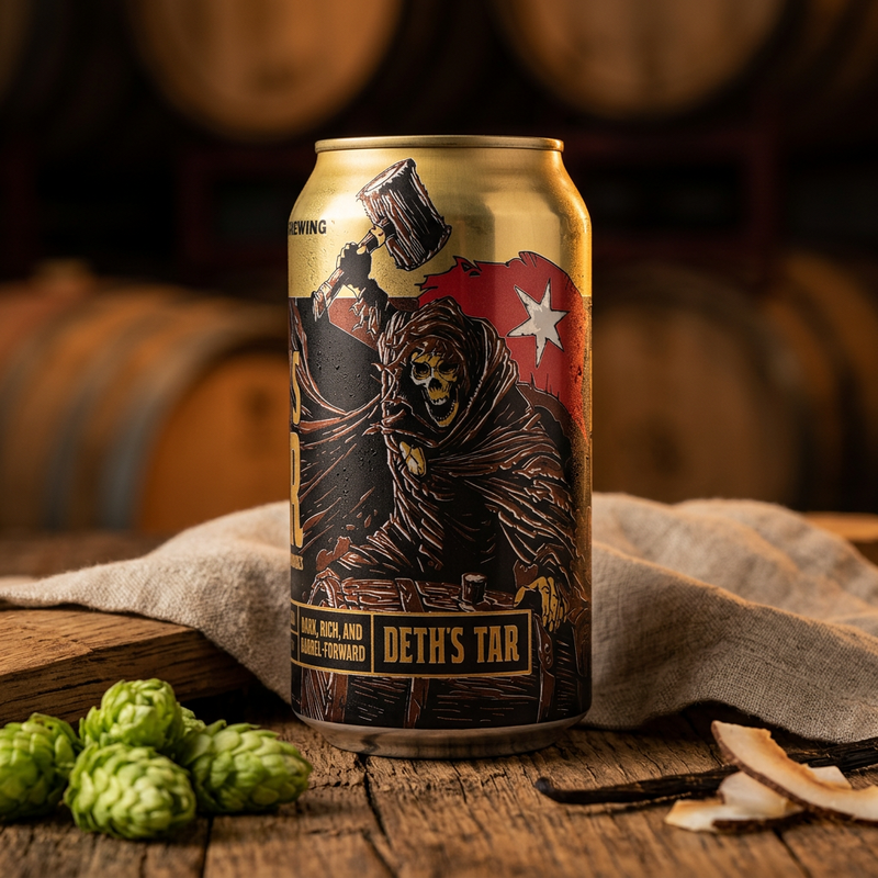 Deth's Tar 2025 - Revolution Brewing Stout - Imperial / Double Oatmeal 355ml