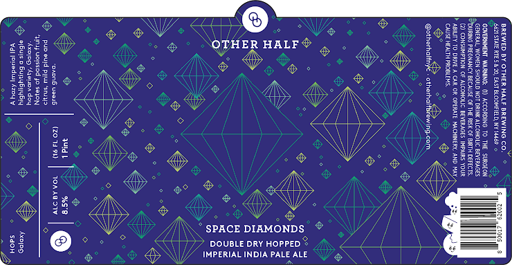 Space Diamonds - Other Half Brewing Co. IPA - Imperial / Double 440ml