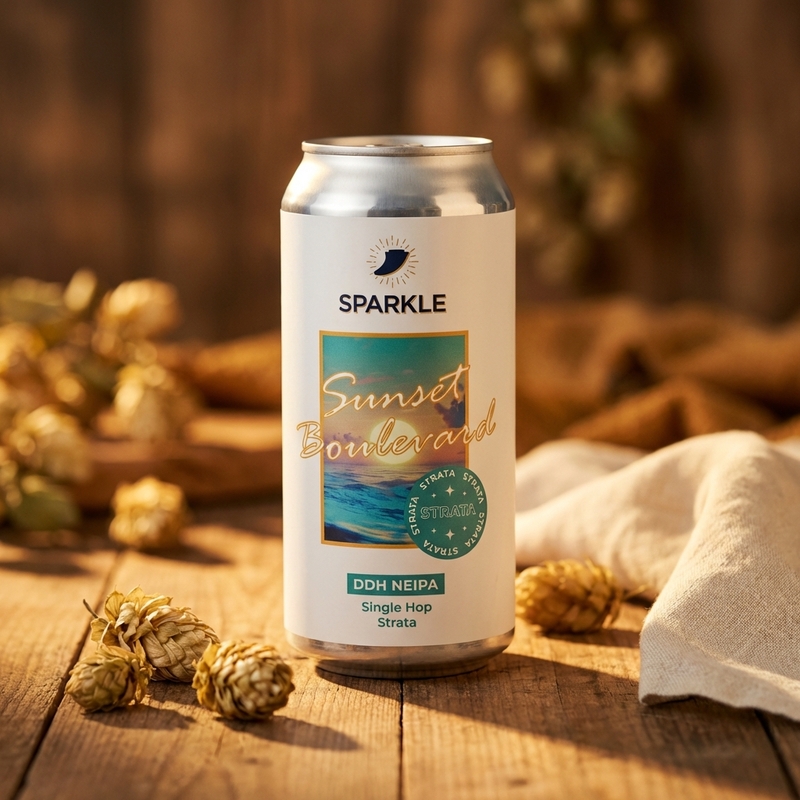 Sunset Boulevard DDH Strata - Sparkle ✨ IPA - New England / Hazy 440ml
