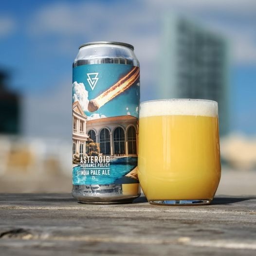 Asteroid Insurance Policy - Azvex Brewing Company IPA - New England / Hazy 440ml