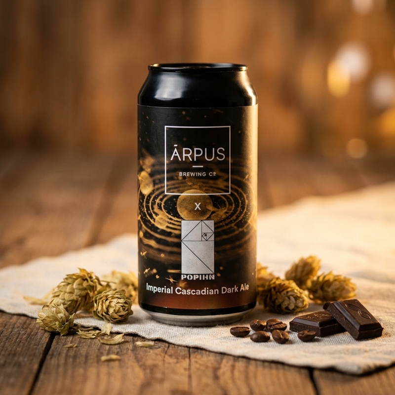 Imperial Cascadian Dark Ale - Ārpus Brewing Co. IPA - Black / Cascadian Dark Ale 440ml