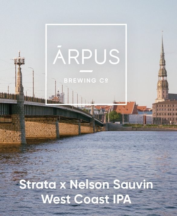 Strata x Nelson Sauvin West Coast IPA - Ārpus Brewing Co. IPA - American 440ml