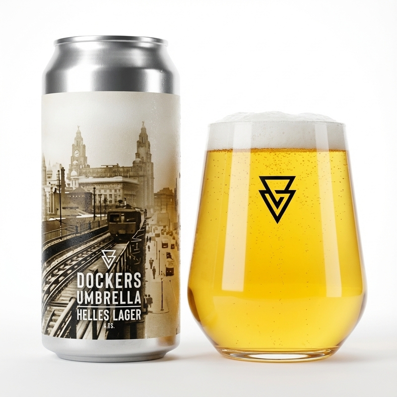 Dockers Umbrella - Azvex Brewing Company Lager - Helles 440ml