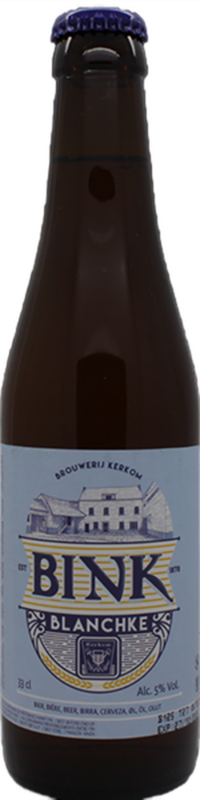 Bink Blanchke - Brouwerij Kerkom Wheat Beer - Witbier / Blanche 330ml