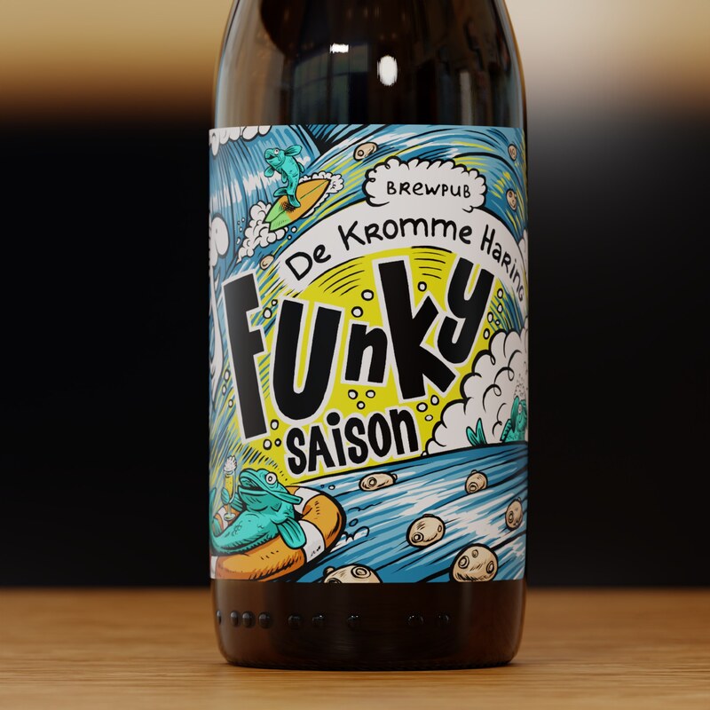 Funky Saison - Lost in the Fishmarket - De Kromme Haring Farmhouse Ale - Saison 330ml