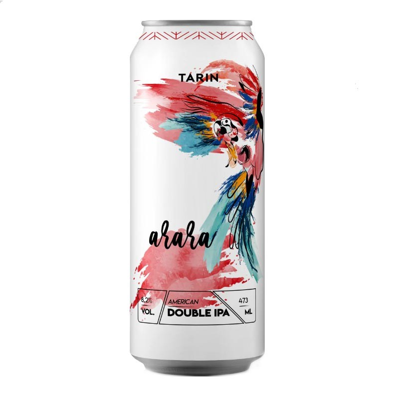 Arara - Tarin Cervejaria IPA - Imperial / Double New England / Hazy 473ml