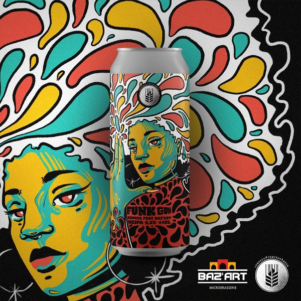 Funk Gun - Cervesa Espiga IPA - New England / Hazy 440ml