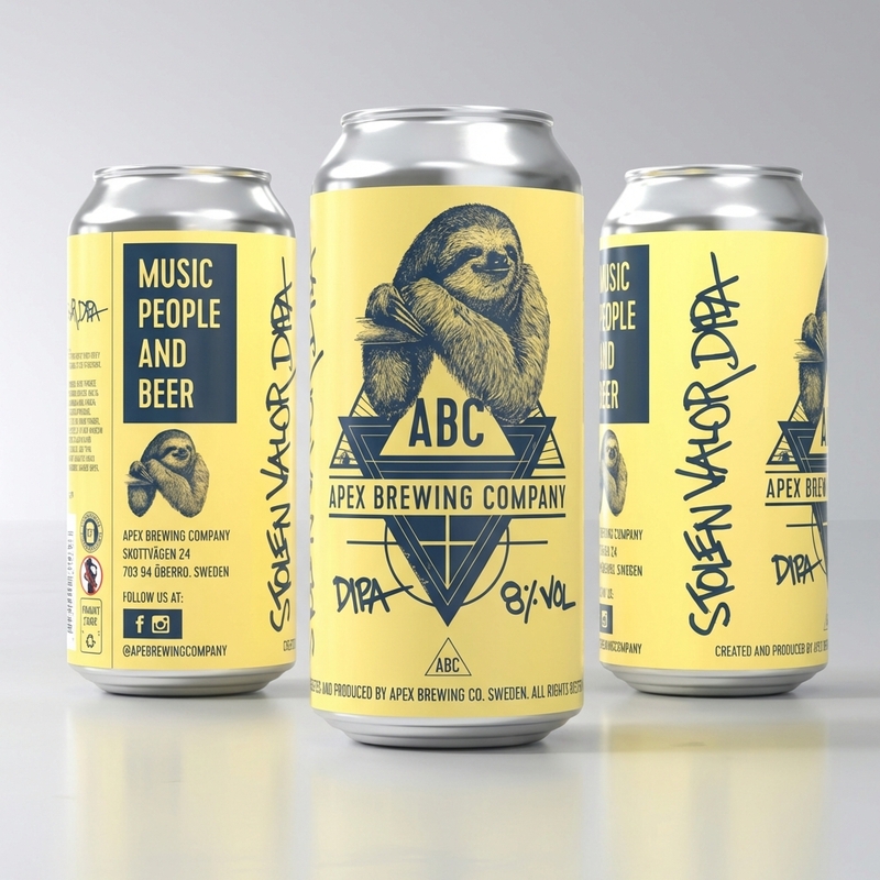 Abomination IPA - Apex Brewing Company IPA - New England / Hazy 440ml