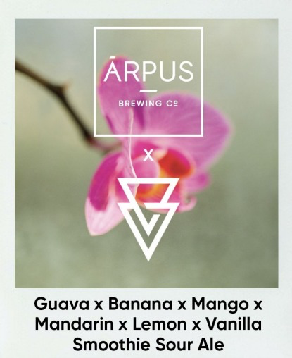 Guava x Banana x Mango x Mandarin x Lemon x Vanilla Smoothie Sour Ale - Ārpus Brewing Co. Sour - Smoothie / Pastry 440ml