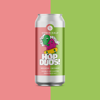 Hop Duos! - Nelson + Mosaic - Other Half Brewing Co. IPA - New England / Hazy 440ml