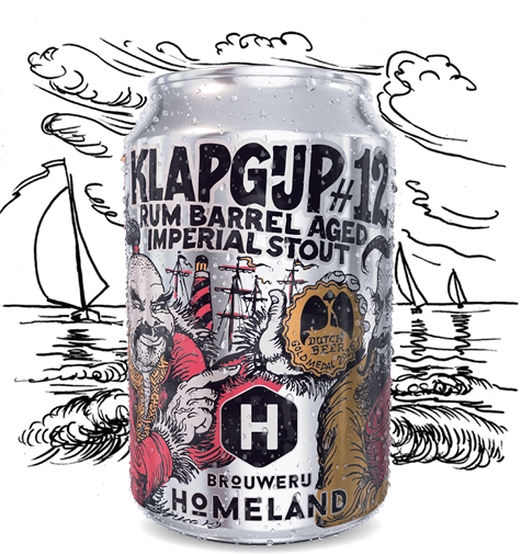 Klapgijp #12 - Brouwerij Homeland Stout - Russian Imperial 330ml