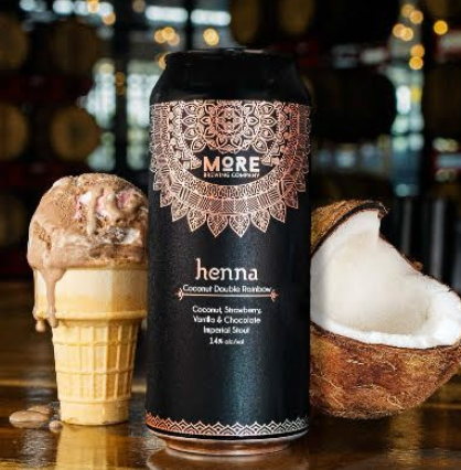 Henna: Coconut Double Rainbow - More Brewing Company Stout - Imperial / Double Pastry 473ml