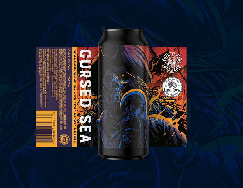 Cursed at Sea - Seven Island Brewery IPA - New England / Hazy 440ml