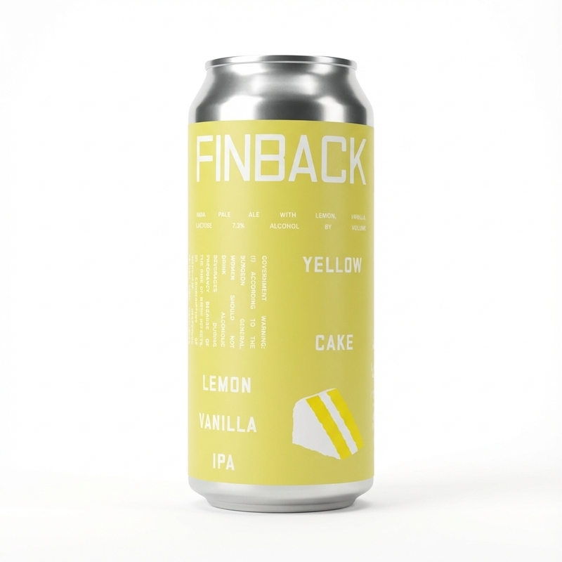 Yellow Cake / Crooked Run - Finback Brewery IPA - Milkshake 473ml