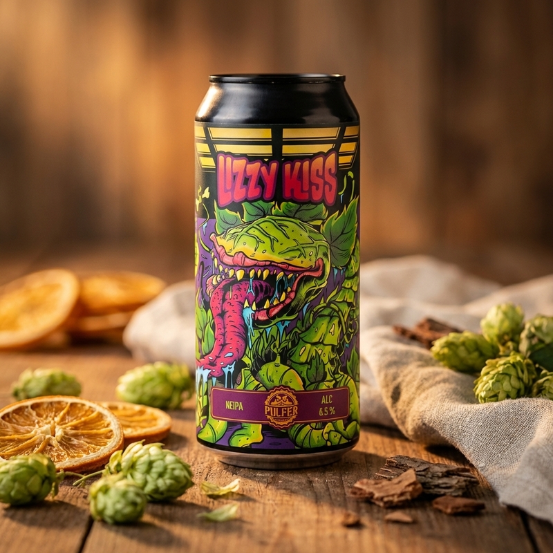 Lizzy Kiss - Pulfer Brewery IPA - New England / Hazy 500ml