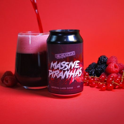 Massive Piranhas - Neon Raptor Brewing Co. Sour - Smoothie / Pastry 330ml