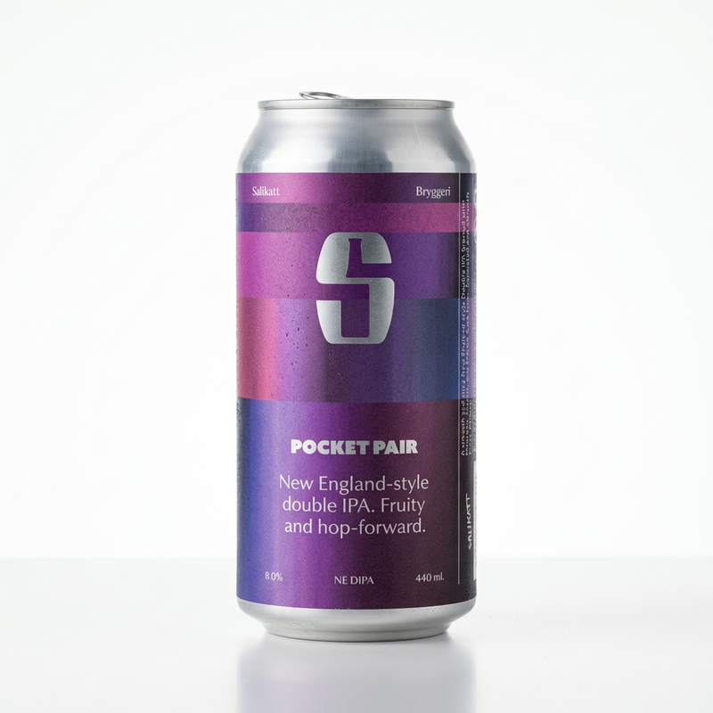 Pocket Pair - Salikatt IPA - Imperial / Double New England / Hazy 440ml