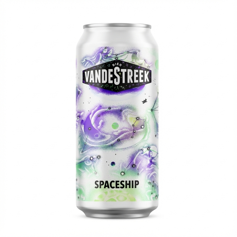 Spaceship - vandeStreek bier IPA - Imperial / Double New England / Hazy 440ml