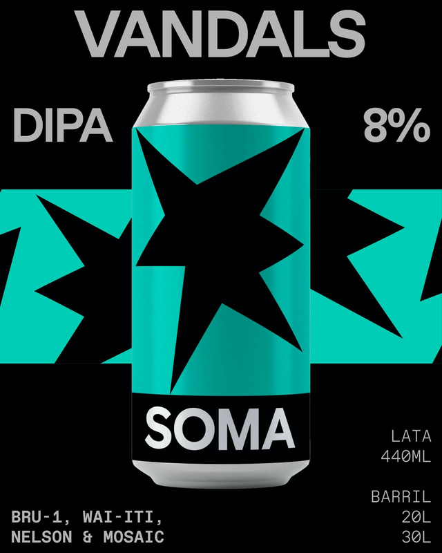 Vandals - SOMA Beer IPA - Imperial / Double New England / Hazy 440ml