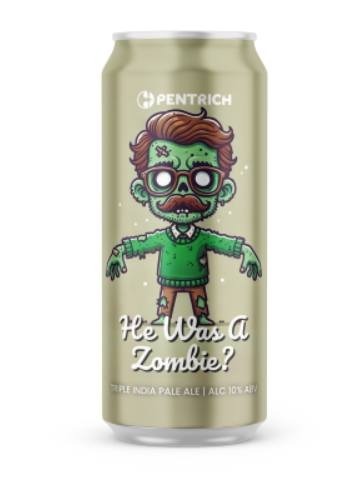 He Was A Zombie? - Pentrich Brewing Co. IPA - Triple New England / Hazy 440ml