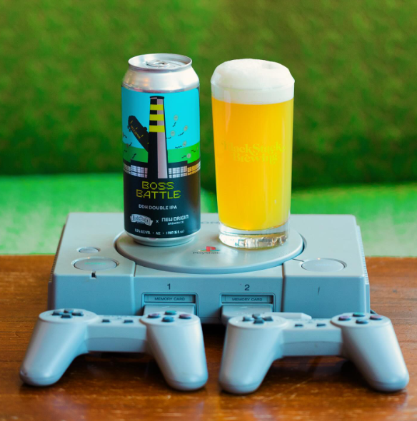 Boss Battle (collab with New Origin) - BlackStack Brewing IPA - Imperial / Double New England / Hazy 473ml