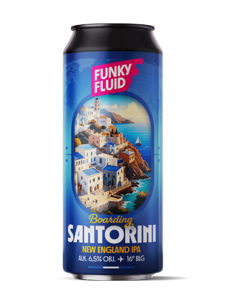 Boarding: Santorini - Funky Fluid IPA - New England / Hazy 500ml