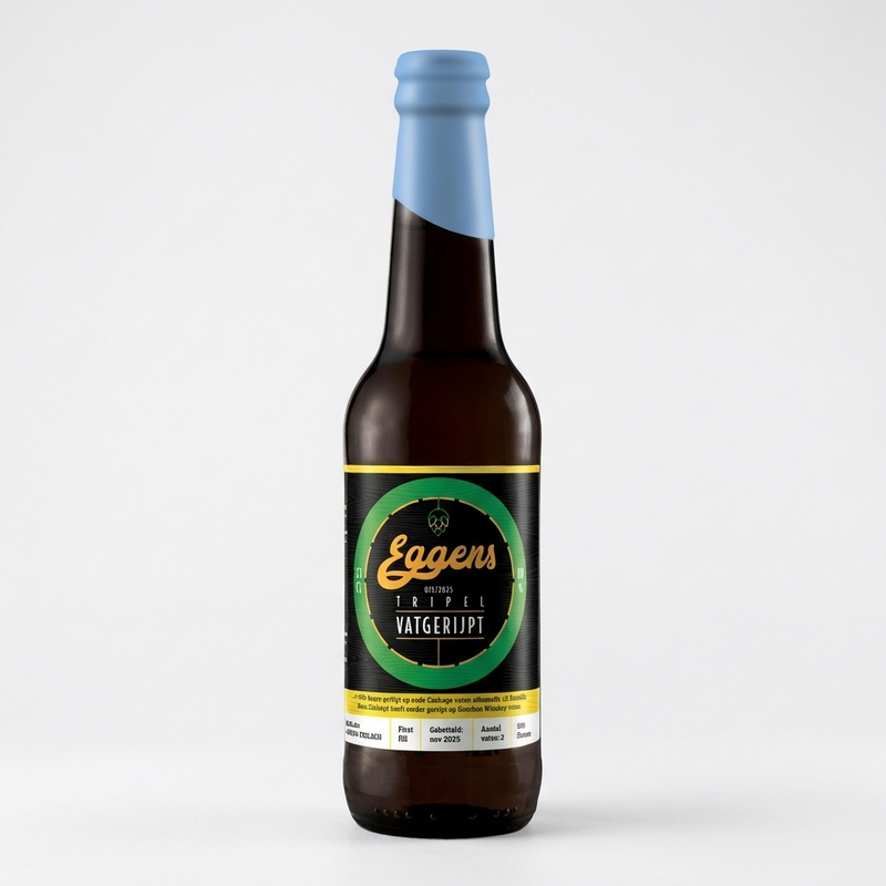 Eggens Tripel op Cachaça-vaten (015/2025) - Eggens Belgian Tripel 330ml