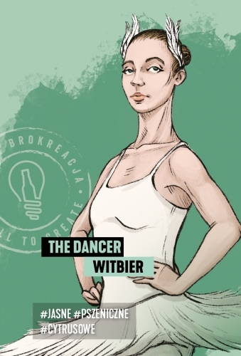 The Dancer - Brokreacja Wheat Beer - Witbier / Blanche 500ml