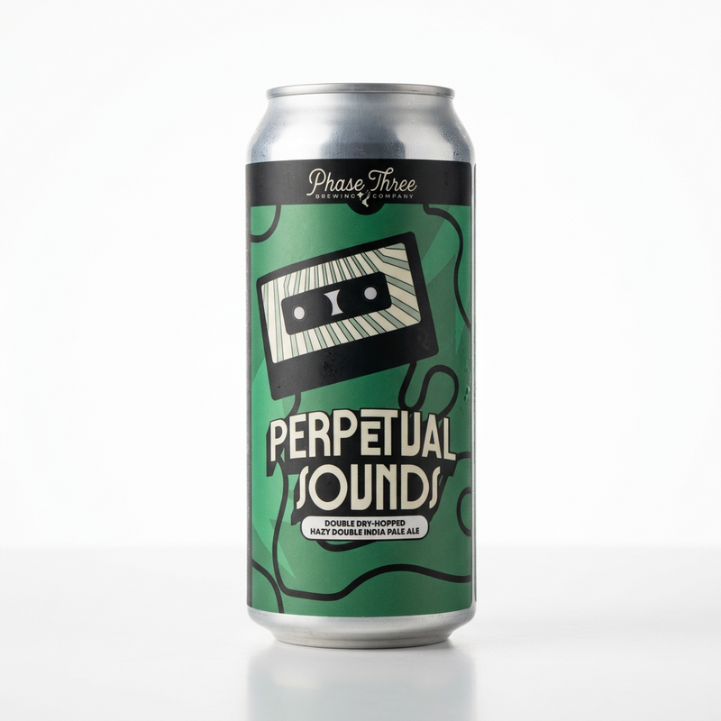 Perpetual Sounds - Phase Three Brewing IPA - Imperial / Double New England / Hazy 473ml