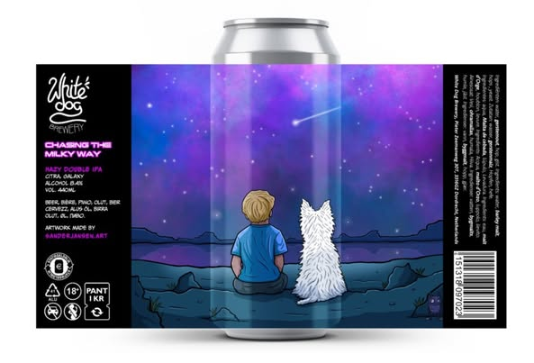 Chasing The Milky Way - White Dog Brewery IPA - Imperial / Double New England / Hazy 440ml