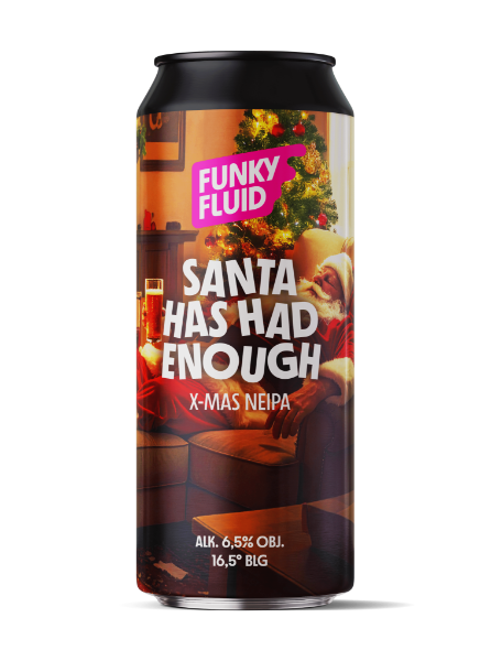 Santa Has Had Enough - Funky Fluid IPA - New England / Hazy 500ml