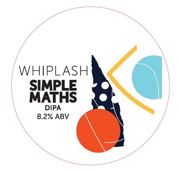 Simple Math - Whiplash IPA - Imperial / Double New England / Hazy 440ml